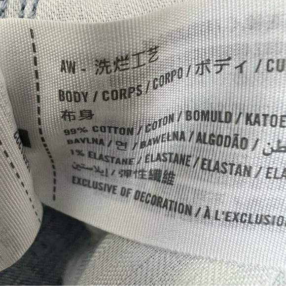 Abercrombie & Fitch Ultra High Rise Ankle Straight Jean Size 24 / 00 - Picture 6 of 6